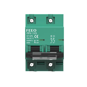 FPV-125-2P 550/800V DC MCB PV Circuit Breaker