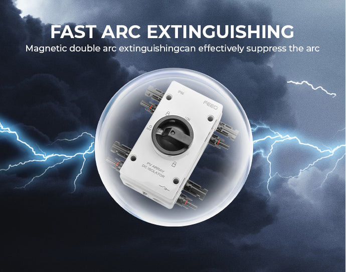 disconnect switch Magnetic double arc extinguishingcan effectively suppress the arc