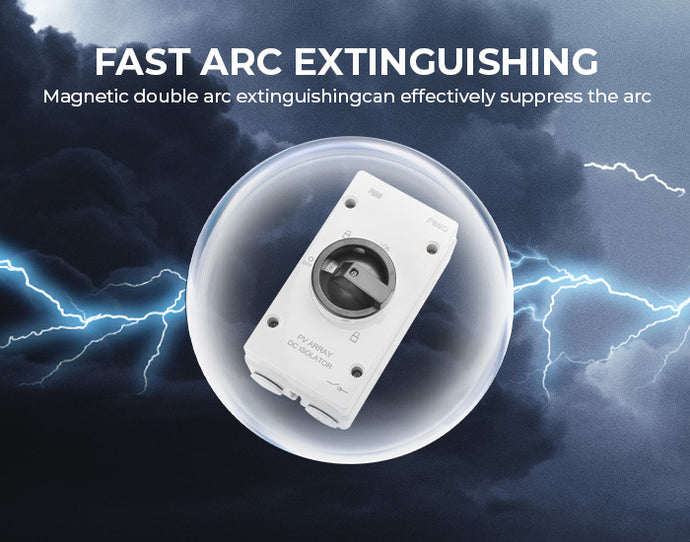 Magnetic double arc extinguishingcan effectively suppress the arc of disconnect switch