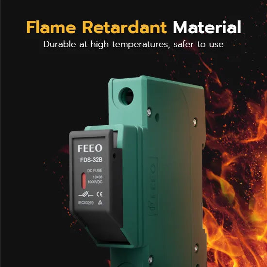 feeo circuit breakers are made of high quality flame retardant materials