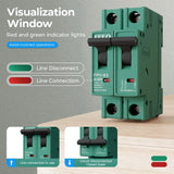 Visualization WindowRed and green indicator lights